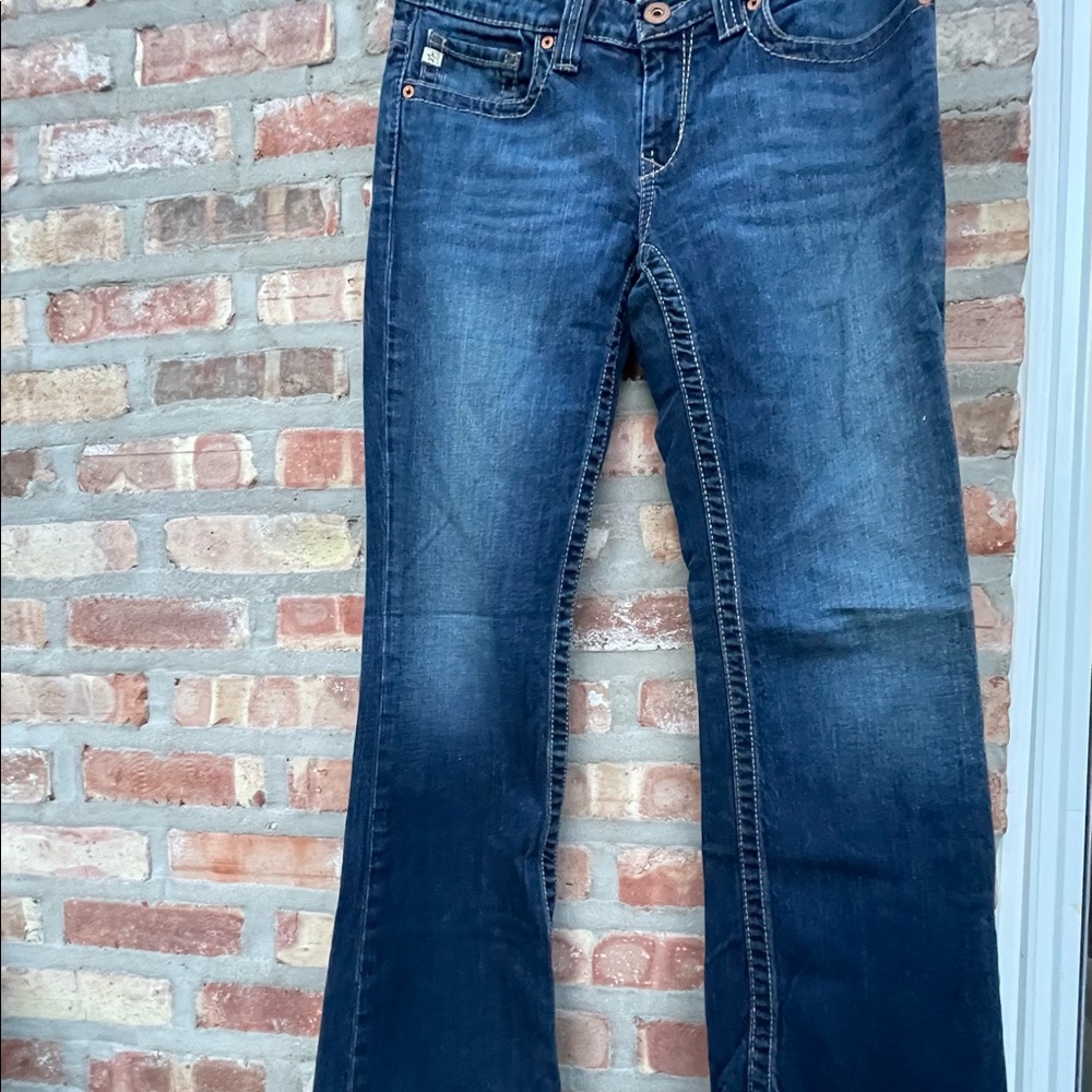 Big star remy low rise boot cut jeans size 28R